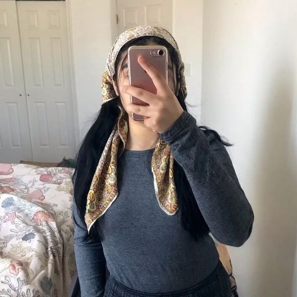 Yellow Head Scarf - Picture 2 of 3